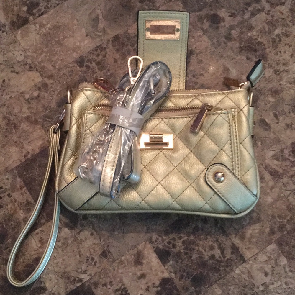 Brand New Gold Handbag